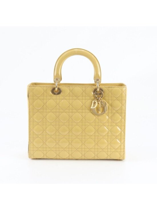Christian Dior Handbags - Dior Cannage Lady Leather Tote Bag